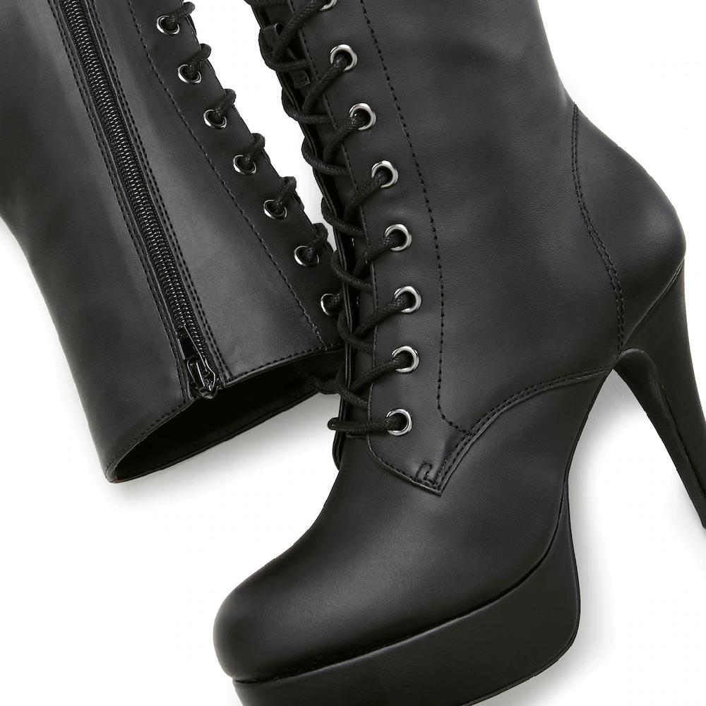 LASCANA Belle Affaire Schnürstiefelette High-Heel-Boots Mit Plateauabsatz