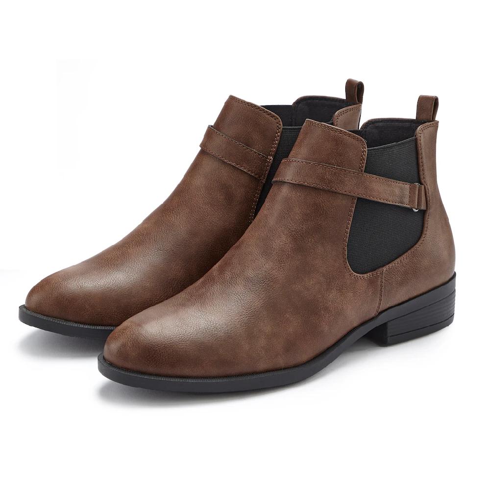 LASCANA Chelseaboots Stiefelette Ankle Boots mit Stretch-Einsatz VEGAN online kaufen