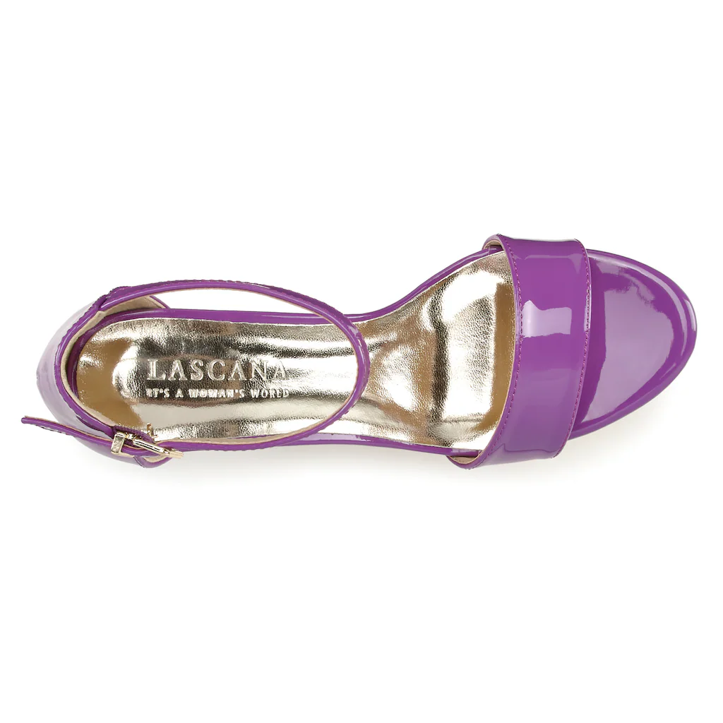 LASCANA High-Heel-Sandalette Im Zeitlosen Design Riemchensandalette VEGAN