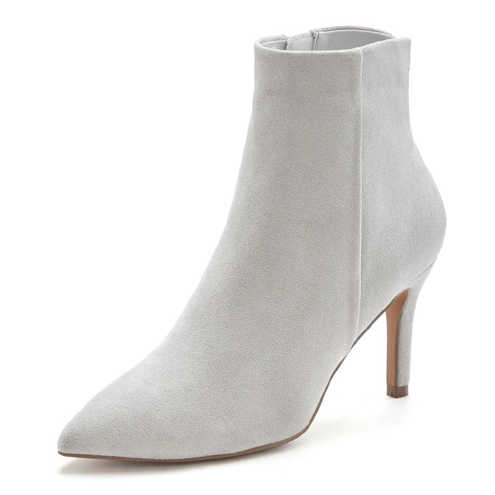 LASCANA High-Heel-Stiefelette In Spitzer Form & Pfennigabsatz Reißverschluss Stiefel VEGAN Bestellen