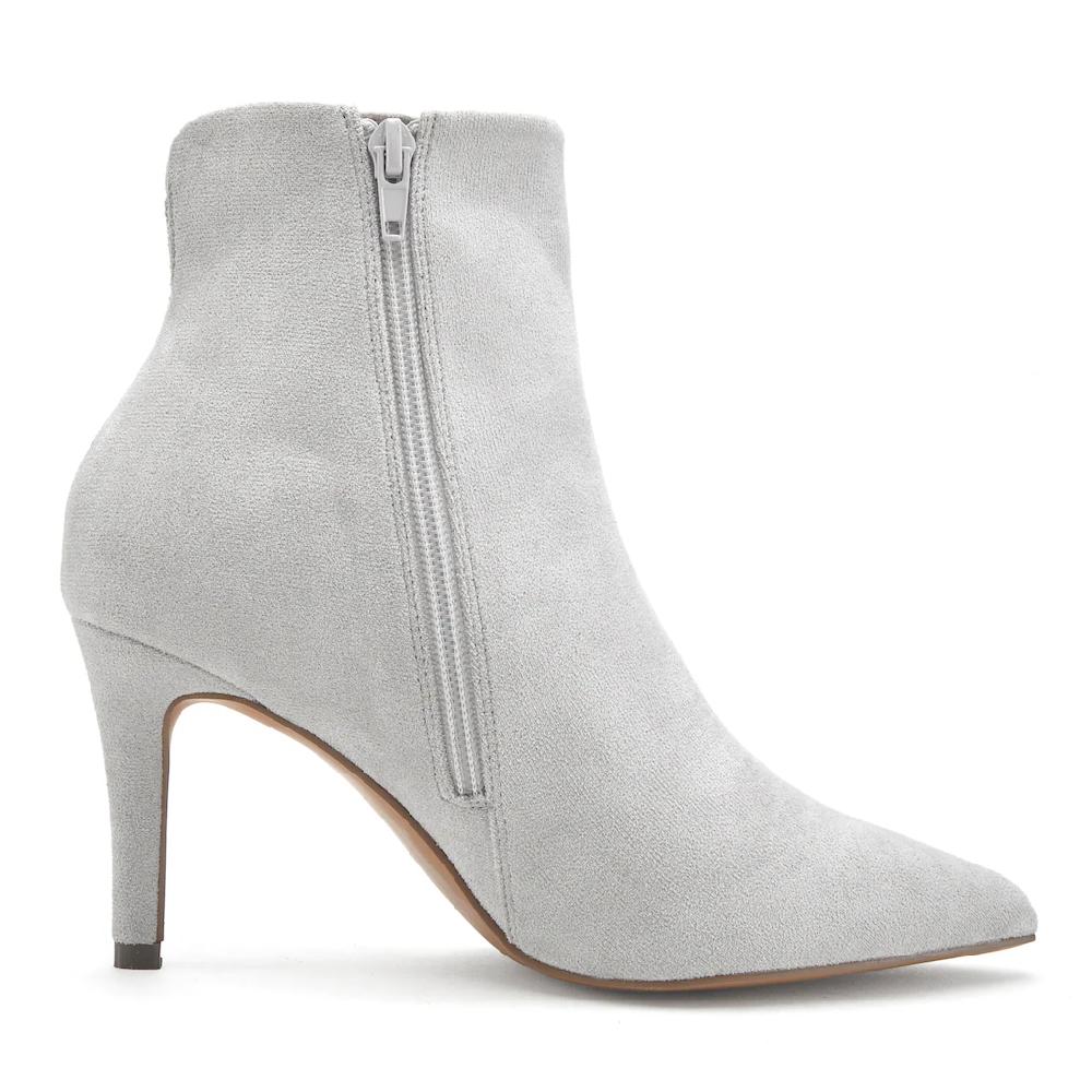 LASCANA High-Heel-Stiefelette In Spitzer Form & Pfennigabsatz Reißverschluss Stiefel VEGAN Bestellen