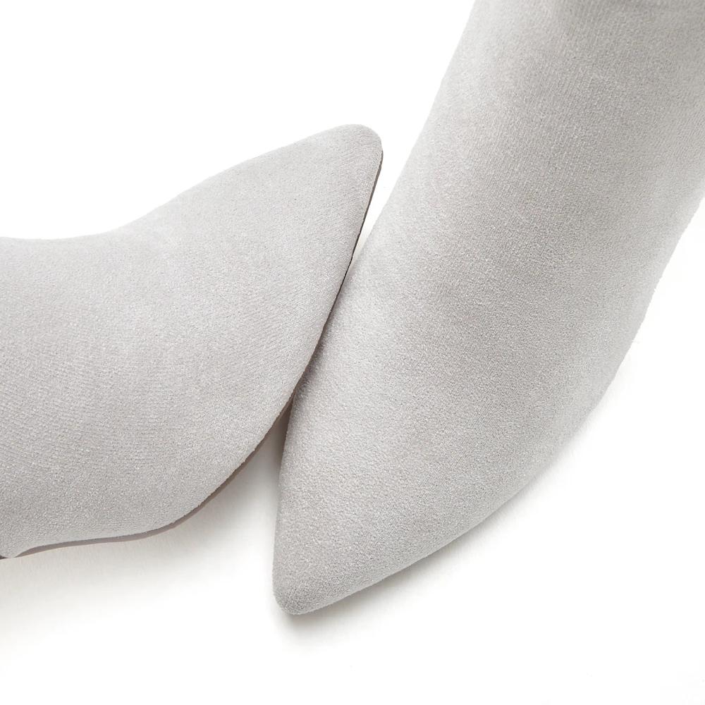 LASCANA High-Heel-Stiefelette In Spitzer Form & Pfennigabsatz Reißverschluss Stiefel VEGAN Bestellen