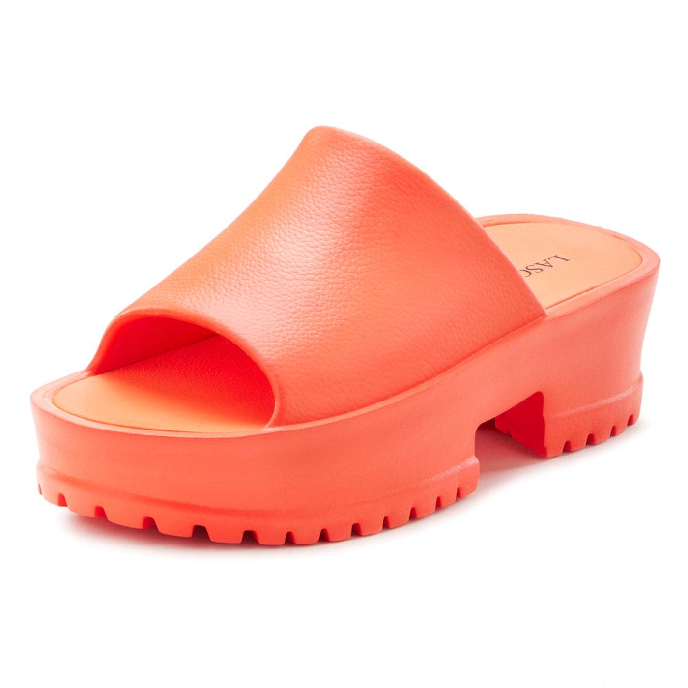 LASCANA Pantolette Mule Sandale Offener Schuh Mit Plateausohle