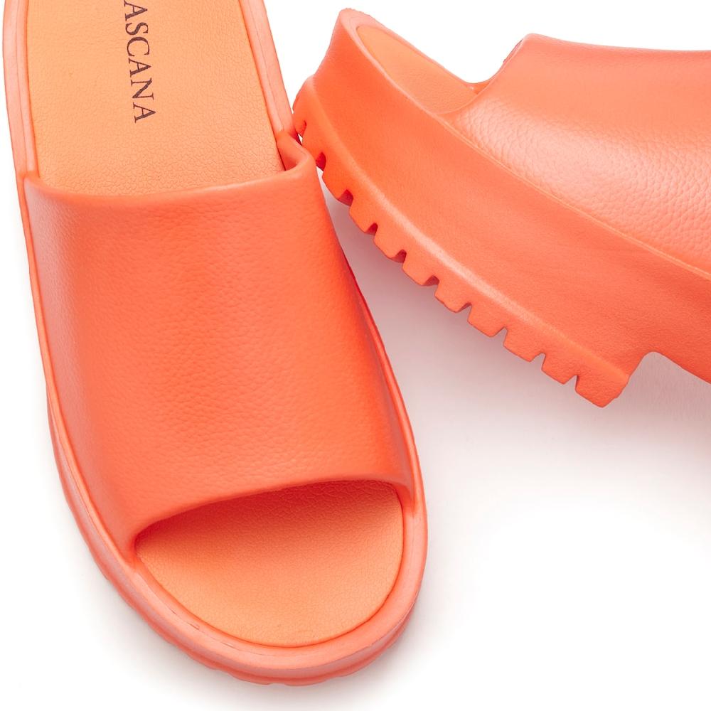 LASCANA Pantolette Mule Sandale Offener Schuh Mit Plateausohle