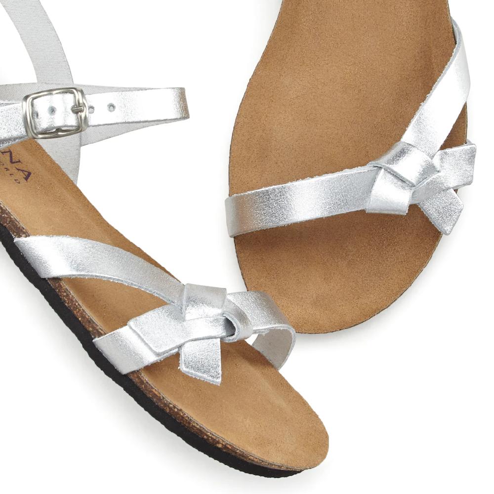 LASCANA Sandale Sandalette Sommerschuh Aus Leder