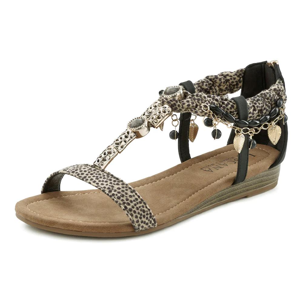 LASCANA Sandale Sandalette Sommerschuh im Festival-Look VEGAN online bestellen