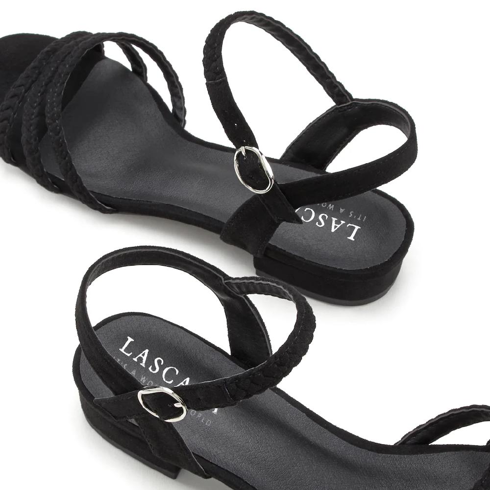 LASCANA Sandale Sandalette Sommerschuh Mit Geflochtenen Riemchen VEGAN Kaufen
