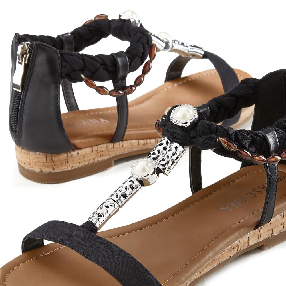 LASCANA Sandale Sandalette Sommerschuh Mit Schmuckelementen VEGAN Bestellen