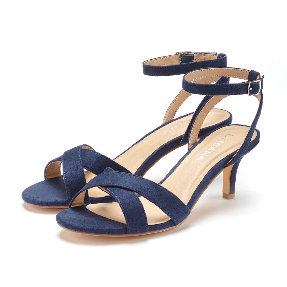 LASCANA Sandalette High-Heel-Sandalette Riemchensandalette Sommerschuh VEGAN