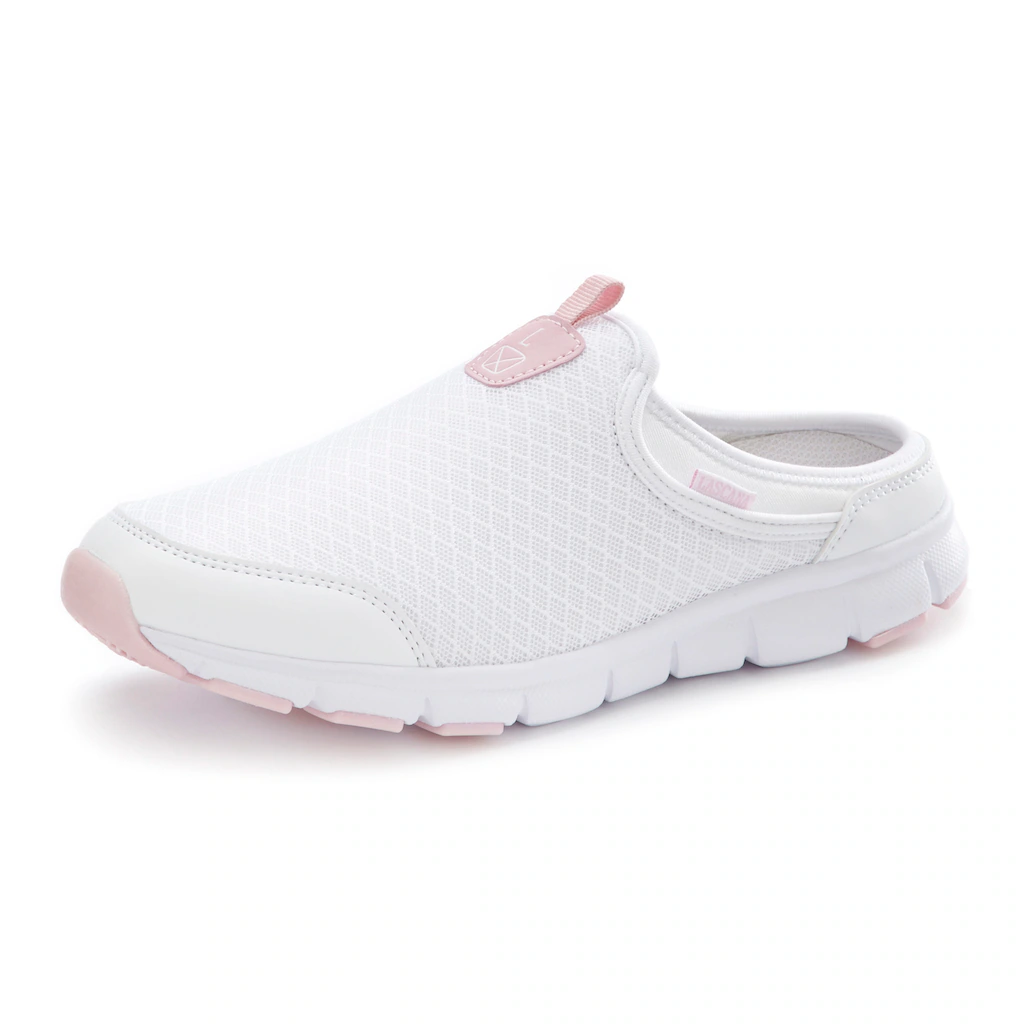 LASCANA Slip-On Sneaker Halbschuh Freizeitschuh Sabot Clogs aus leichtem Mesh-Material online bestellen