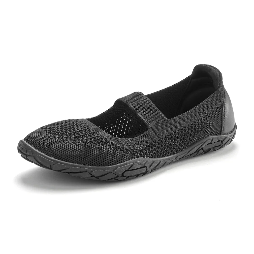 LASCANA Sneaker Ballerinas »Riemchenballerina Slip-On-Sneaker« Freizeitschuh Slipper Halbschuh Superleicht Flexible Sohle VEGAN Bestellen