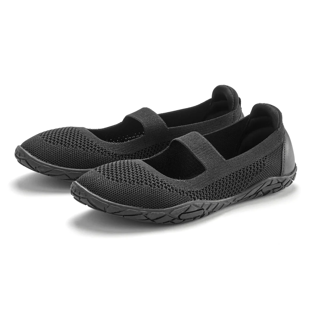 LASCANA Sneaker Ballerinas »Riemchenballerina Slip-On-Sneaker« Freizeitschuh Slipper Halbschuh superleicht flexible Sohle VEGAN bestellen