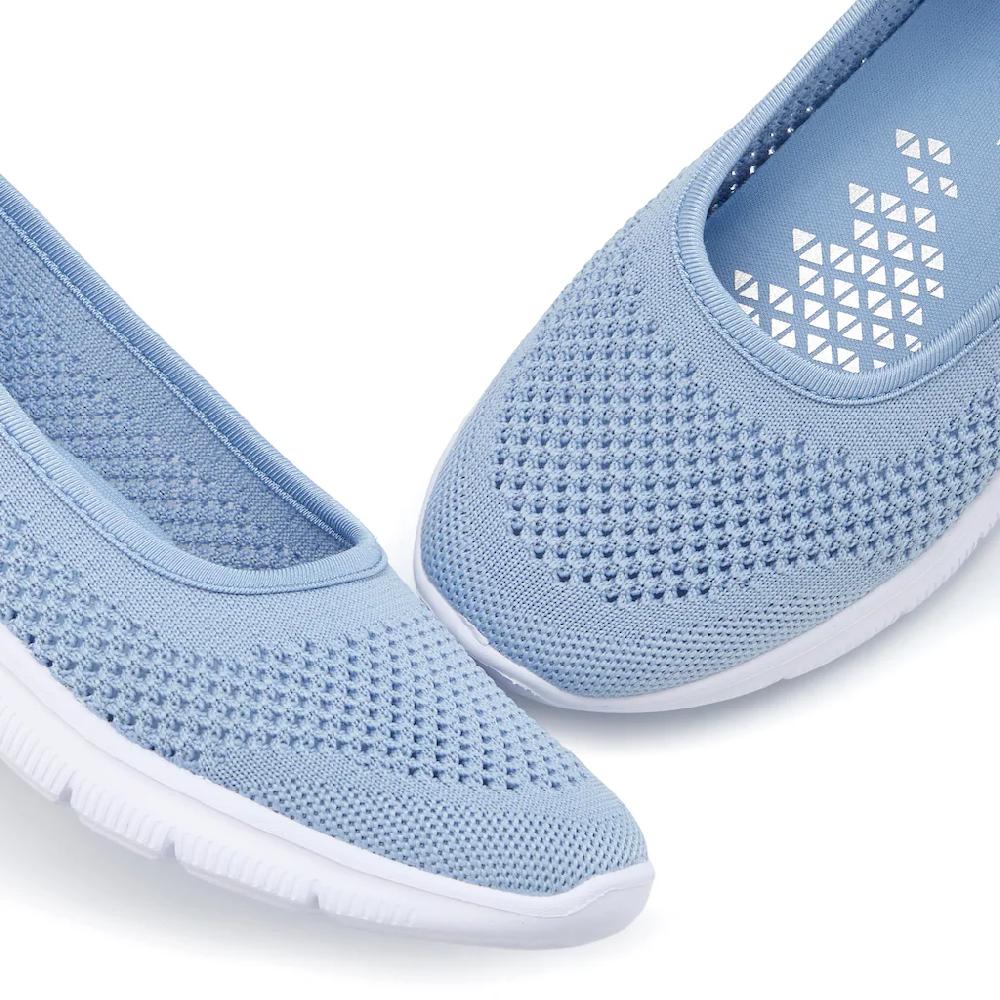 LASCANA Sneaker Ballerinas »ultraleichter Slipper Slip-On-Sneaker« Freizeitschuh Aus Mesh Weicher Innensohle VEGAN Kaufen