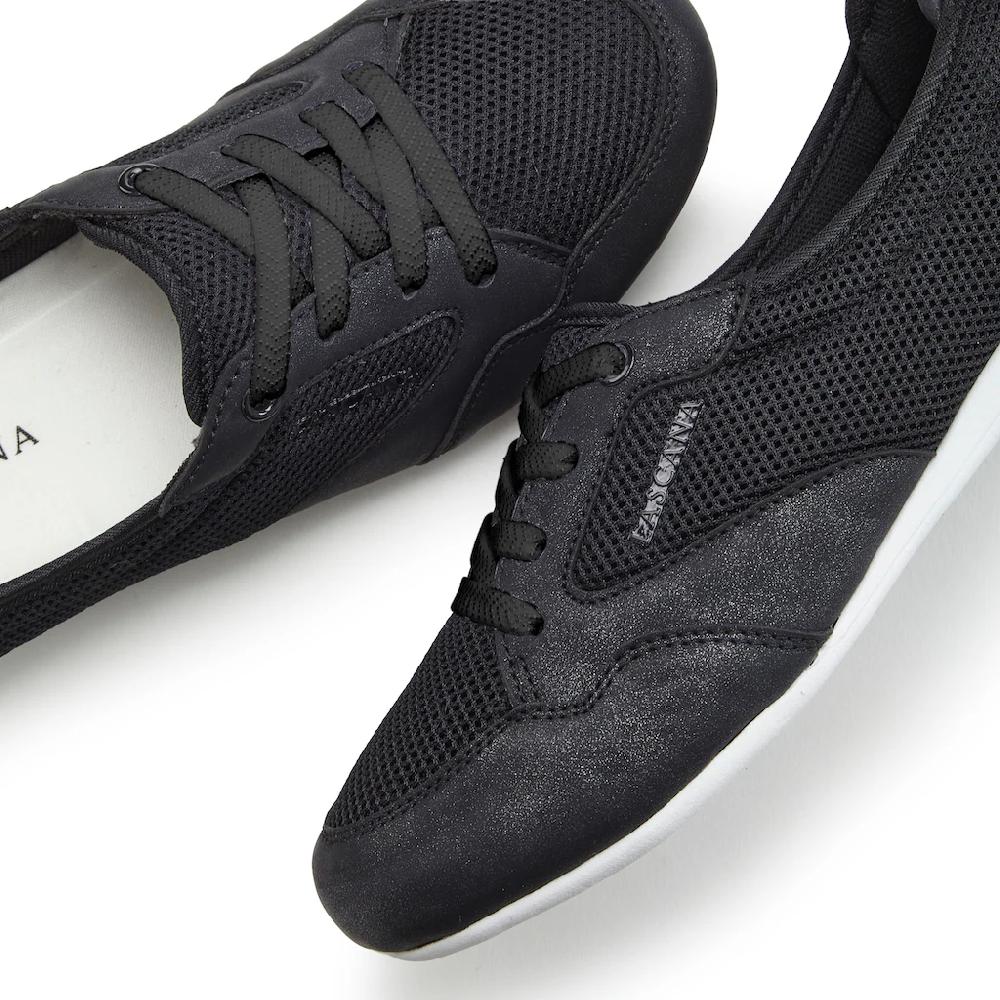 LASCANA Sneaker Freizeitschuh Halbschuh In Modischer Mesh-Optik VEGAN