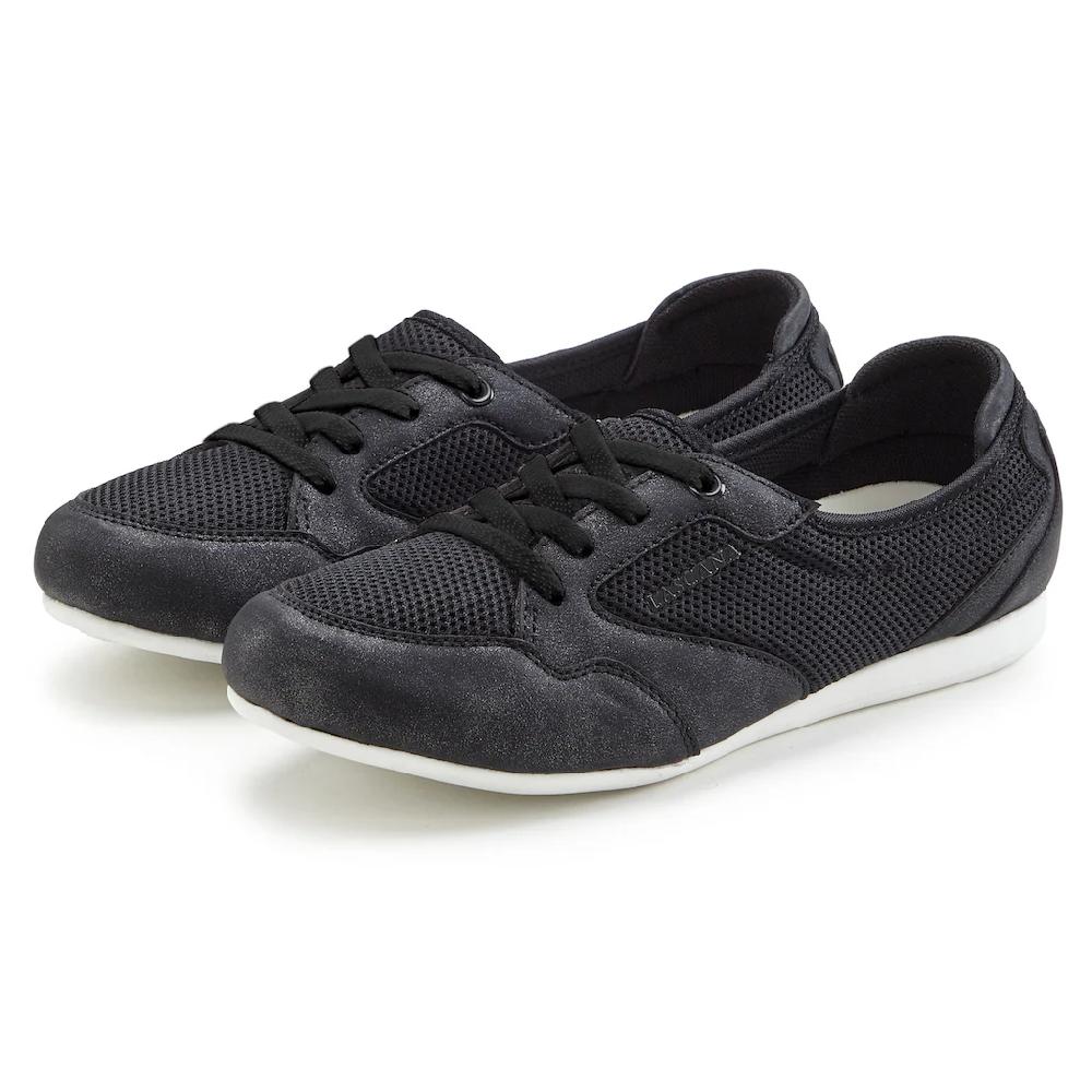 LASCANA Sneaker Freizeitschuh Halbschuh in modischer Mesh-Optik VEGAN