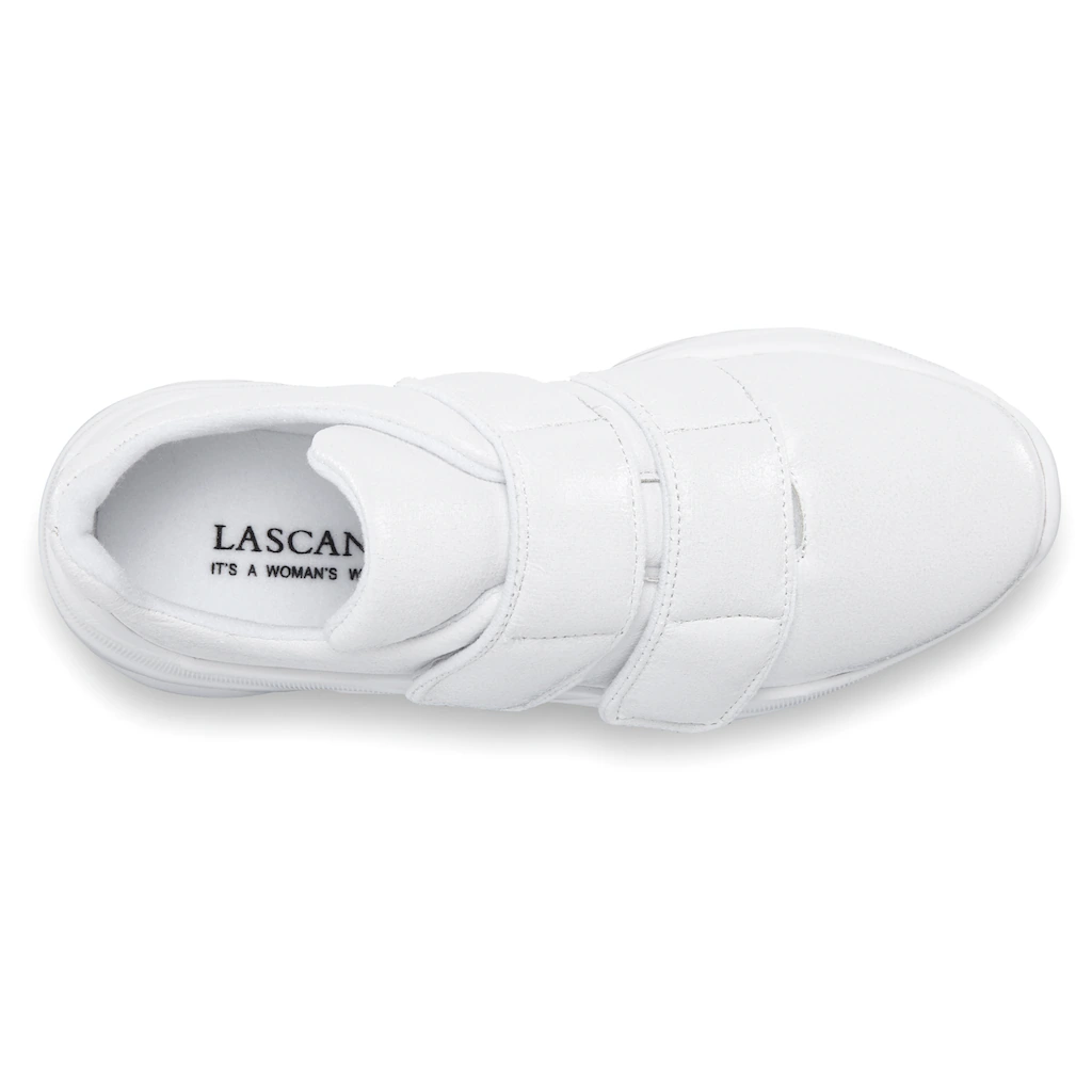 LASCANA Sneaker Freizeitschuh Halbschuh Mit Klettverschluss Superleicht VEGAN