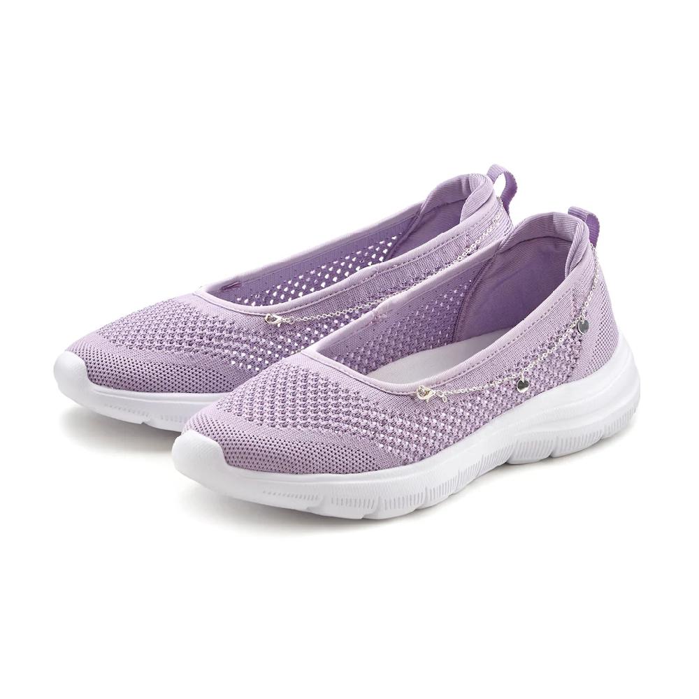 LASCANA Sneaker Mit Ketten-Element Slipper Ballerina Halbschuhe VEGAN Online Kaufen