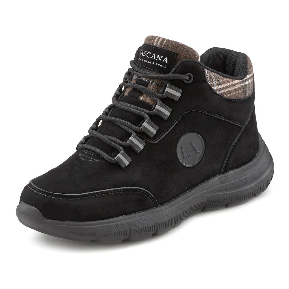 LASCANA Sneaker mit leichter Sohle Outdoorschuhe Freizeitschuhe Trekking Boots VEGAN online bestellen