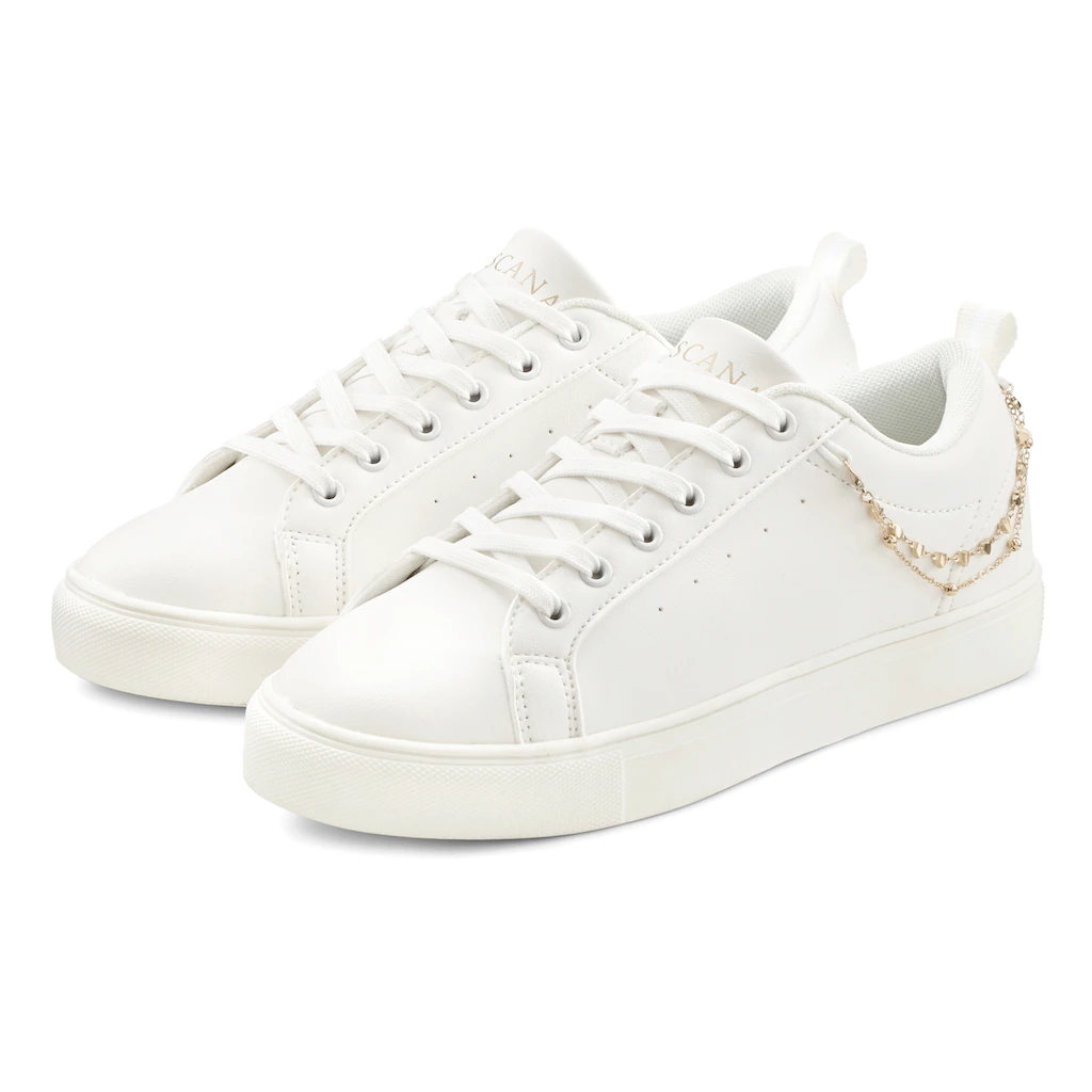 LASCANA Sneaker modisches Ketten-Element Schnürhalbschuhe Freizeitschuhe VEGAN online bestellen