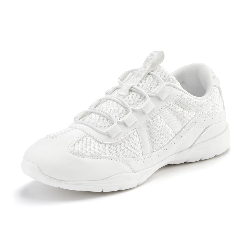 LASCANA Sneaker Slip-On Freizeitschuh Halbschuh Mit Elastischen Schnürbändern VEGAN Kaufen