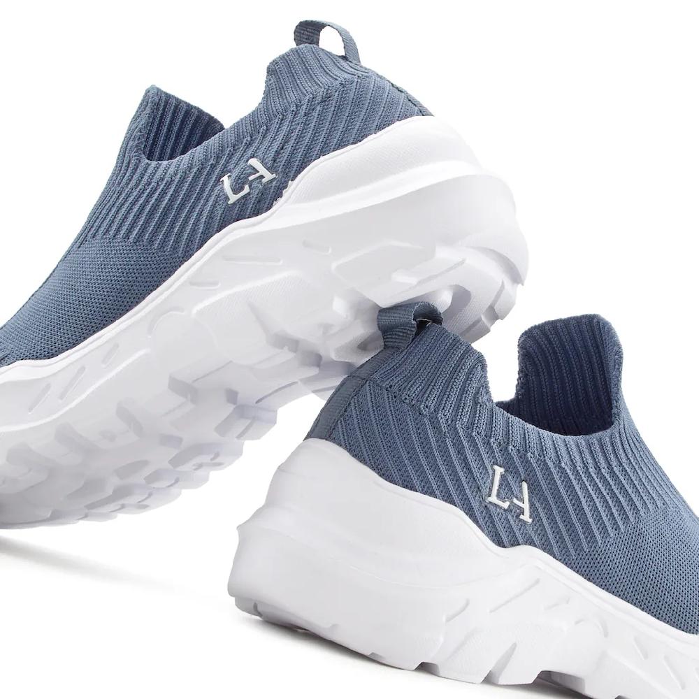 LASCANA Sneaker »Slip-On-Sneaker Halbschuh Slipper« Freizeitschuh Elastisches Mesh Leichte Sohle VEGAN Bestellen