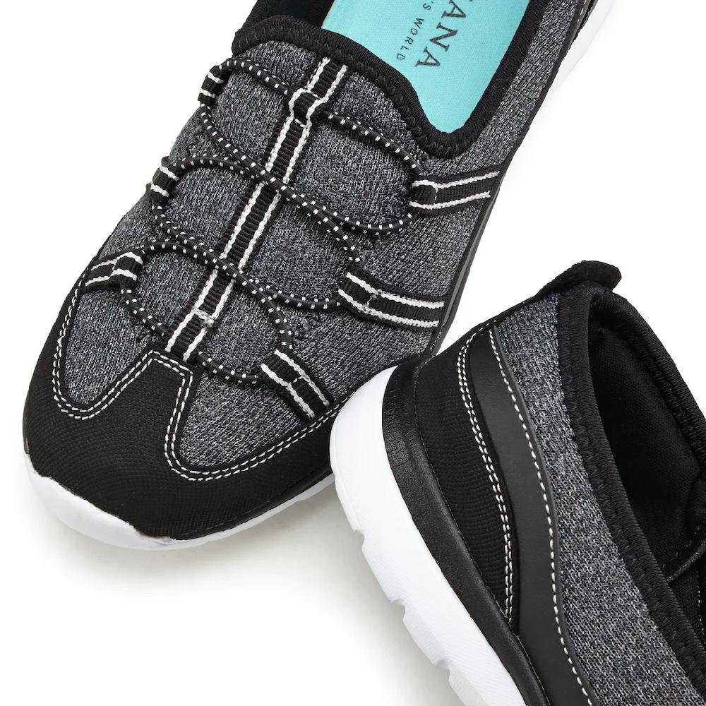 LASCANA Sneaker »Slip-On-Sneaker « Im Sportiven Look Halbschuh Freizeitschuh Slipper VEGAN ▷ Für