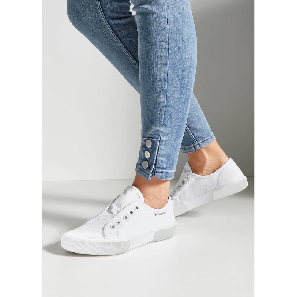 LASCANA Sneaker »Slip-On-Sneaker« Slipper Halbschuh Bequem Zum Reinschlüpfen