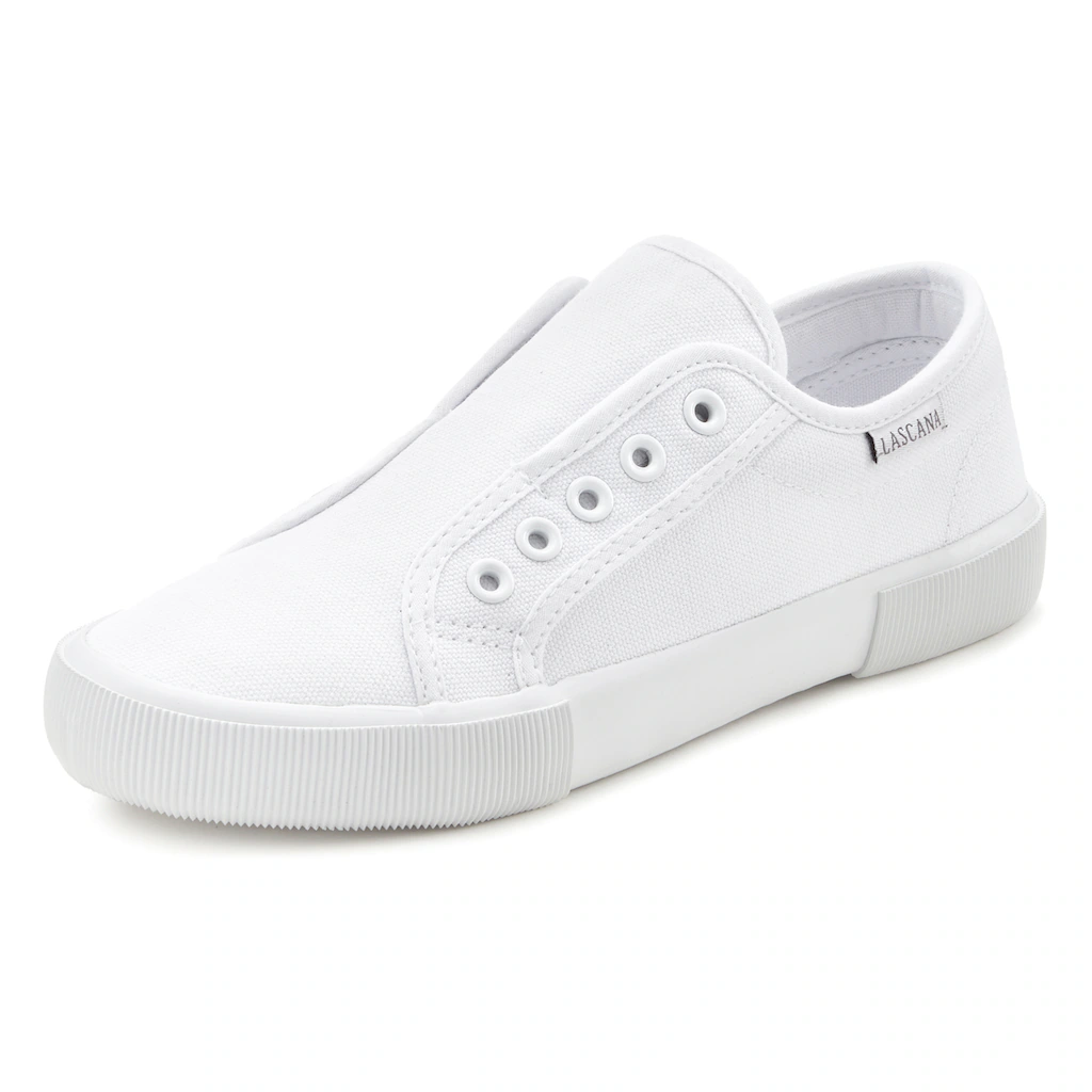LASCANA Sneaker »Slip-On-Sneaker« Slipper Halbschuh bequem zum Reinschlüpfen