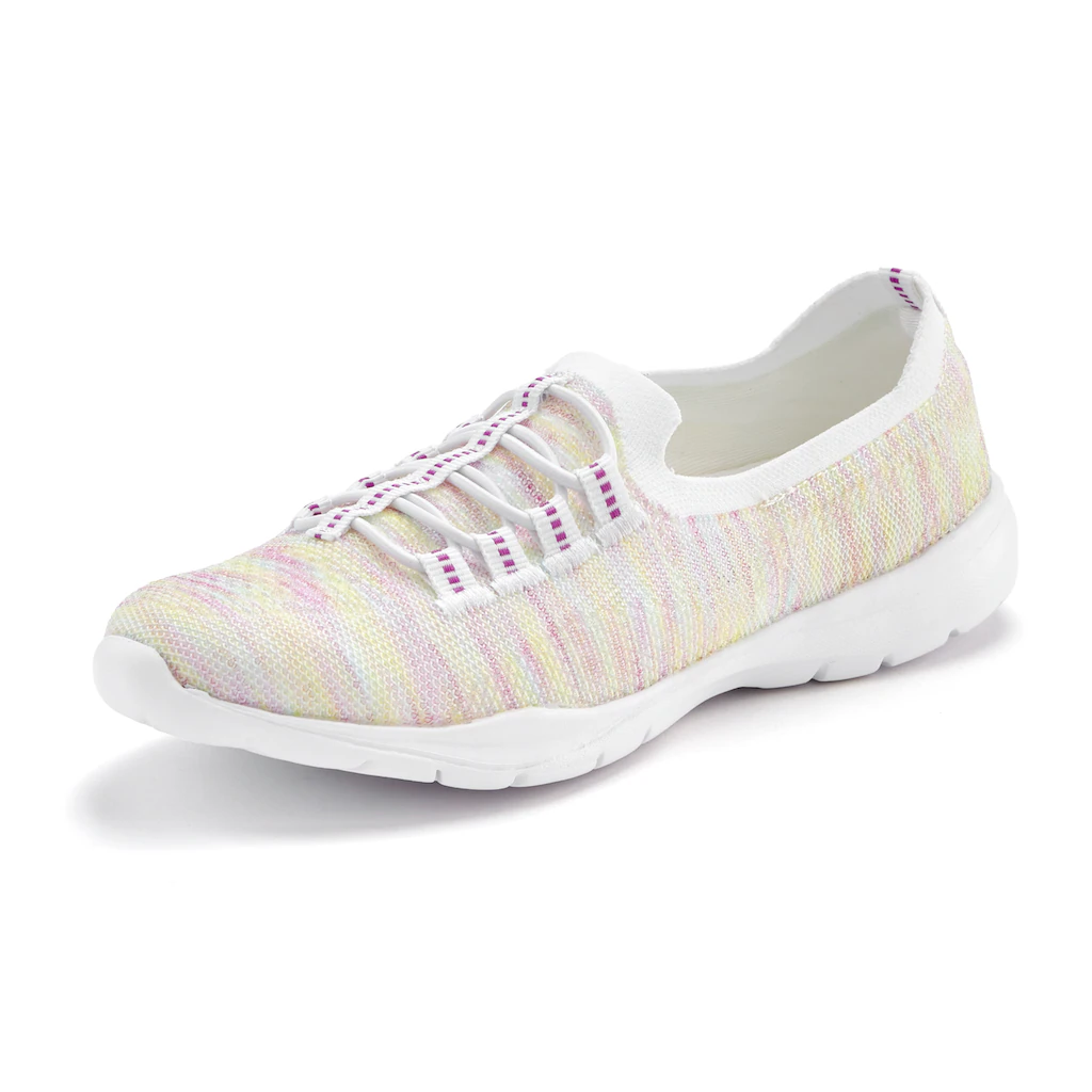 LASCANA Sneaker Slipper Halbschuh Zum Reinschlüpfen Leichtes Meshmaterial VEGAN