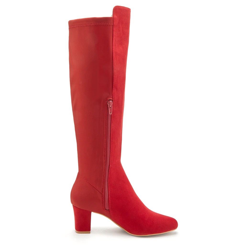 LASCANA Stiefel Mit Stretcheinsatz Stiefelette Langer Stiefel VEGAN ▷ Für