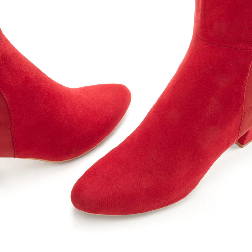 LASCANA Stiefel Mit Stretcheinsatz Stiefelette Langer Stiefel VEGAN ▷ Für
