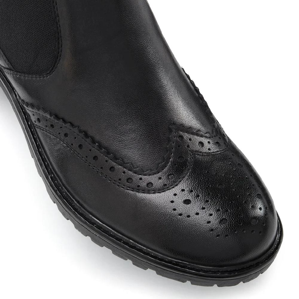 LASCANA Stiefelette »Chelseaboots Schlupfstiefel« Stiefel Boots Mit Lederanteil Und Stretch Einsatz Kaufen