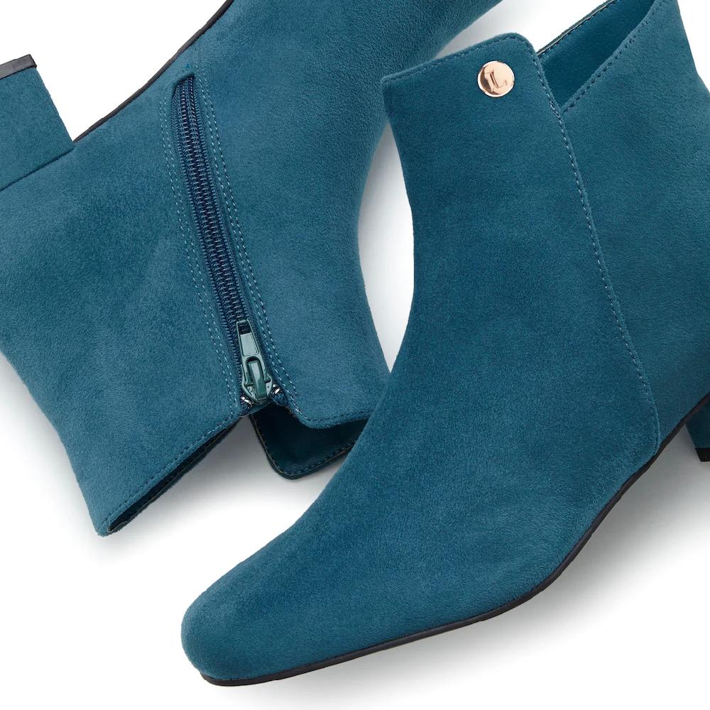 LASCANA Stiefelette Mit Bequemen Blockabsatz Ankle Boots Stiefel VEGAN ▷ Für