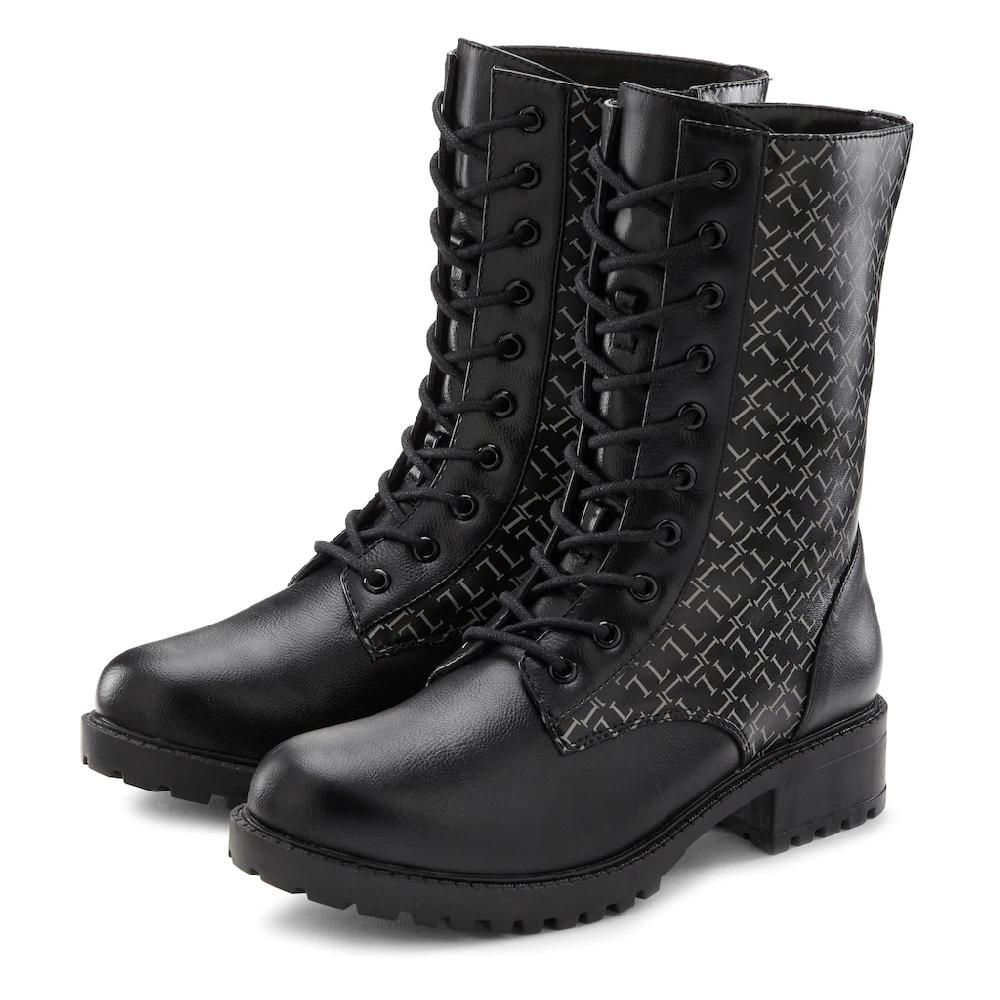 LASCANA Stiefelette mit modischem Druck Stiefel Boots VEGAN online kaufen