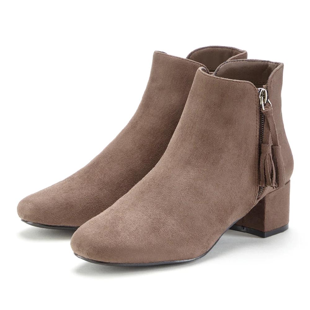 LASCANA Stiefelette Stiefel Boots mit bequemem Blockabsatz VEGAN online bestellen