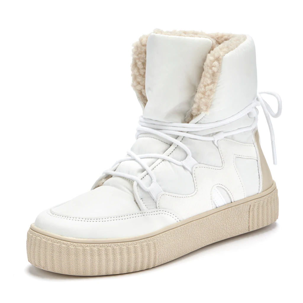 LASCANA Winterboots »Winterstiefel« Mit Warmfutter Zum Schnüren Snowboots Schnürstiefelette Outdoor Online Kaufen