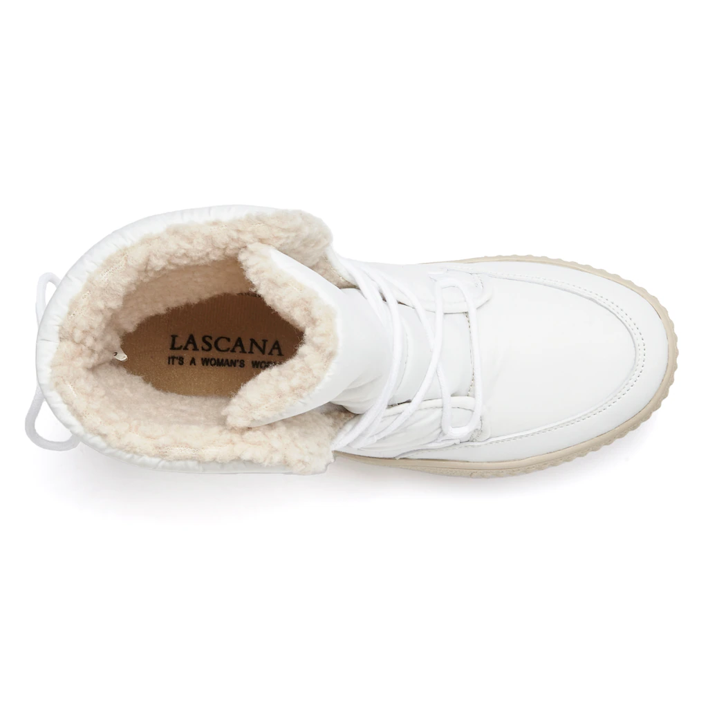 LASCANA Winterboots »Winterstiefel« Mit Warmfutter Zum Schnüren Snowboots Schnürstiefelette Outdoor Online Kaufen