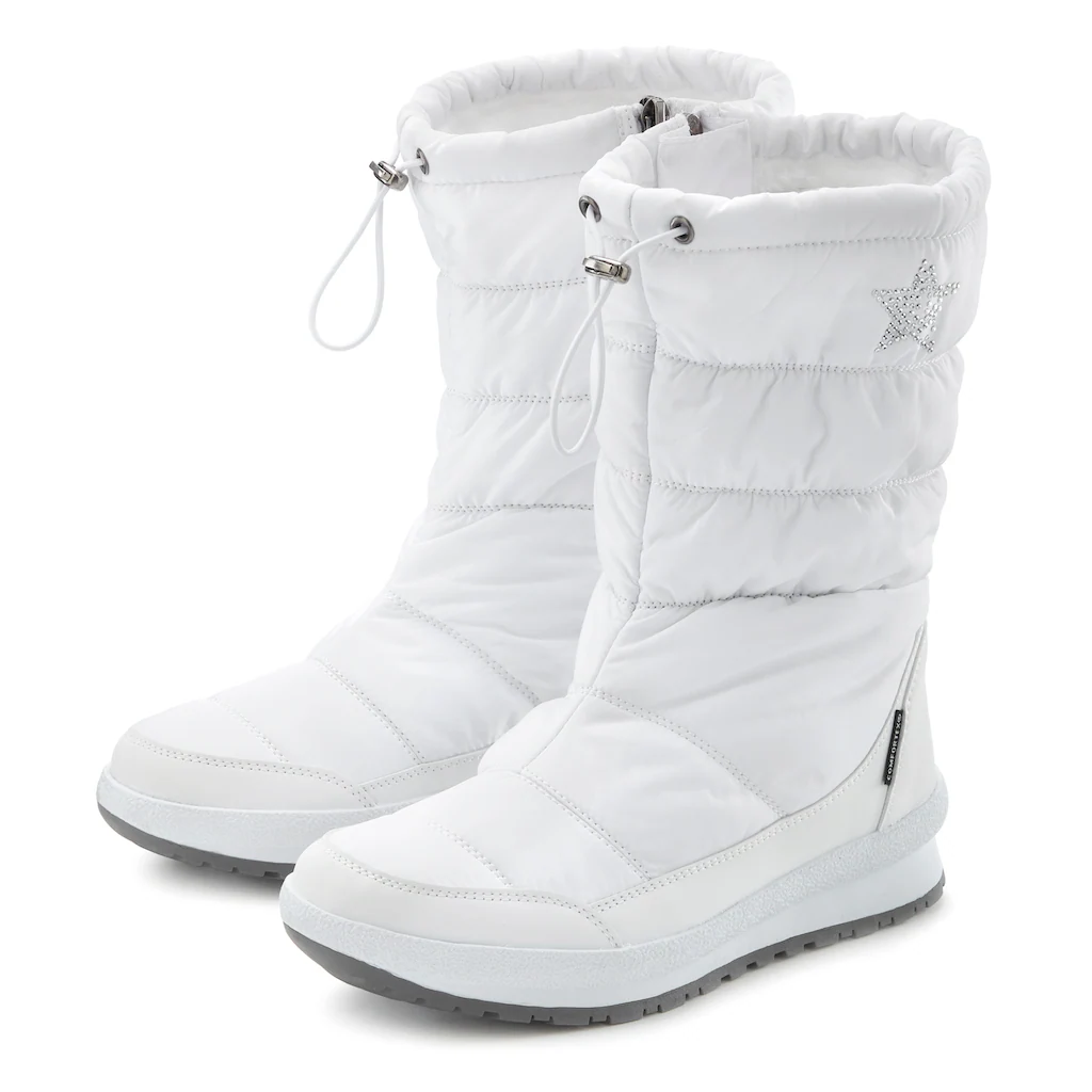 LASCANA Winterstiefel mit Warmfutter & wasserabweisend Winterboot Stiefelette Profilsohle online bestellen