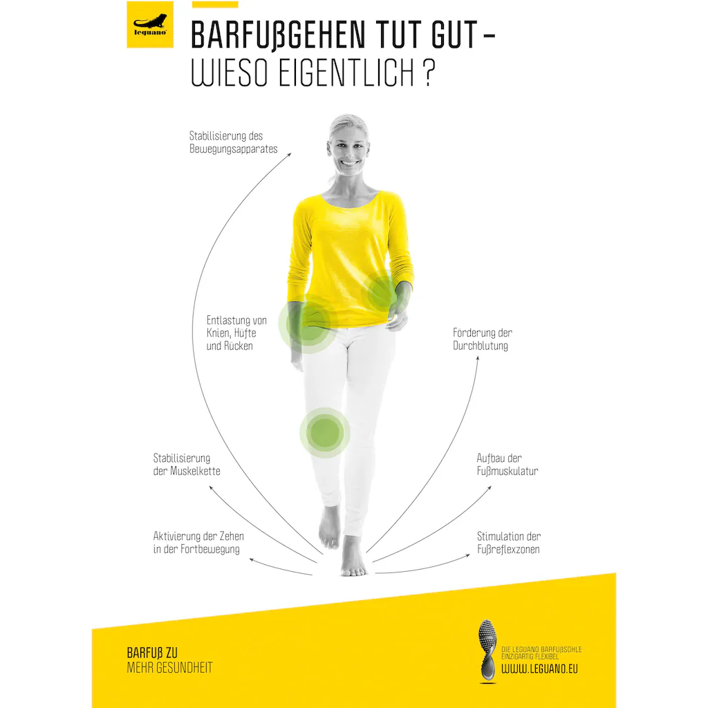 Leguano Barfußschuh »Icebare« Bequemschuh Schnürboots Speziell Entwickelte Halbkugel-Sohle Bestellen