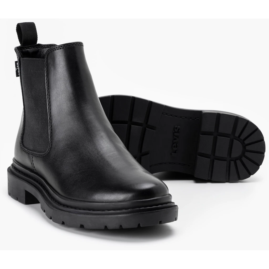 Levi's® Chelseaboots »TROOPER CHELSEA« Blockabsatz Stiefelette Busisnesschuh Mit Stretcheinsatz Bestellen