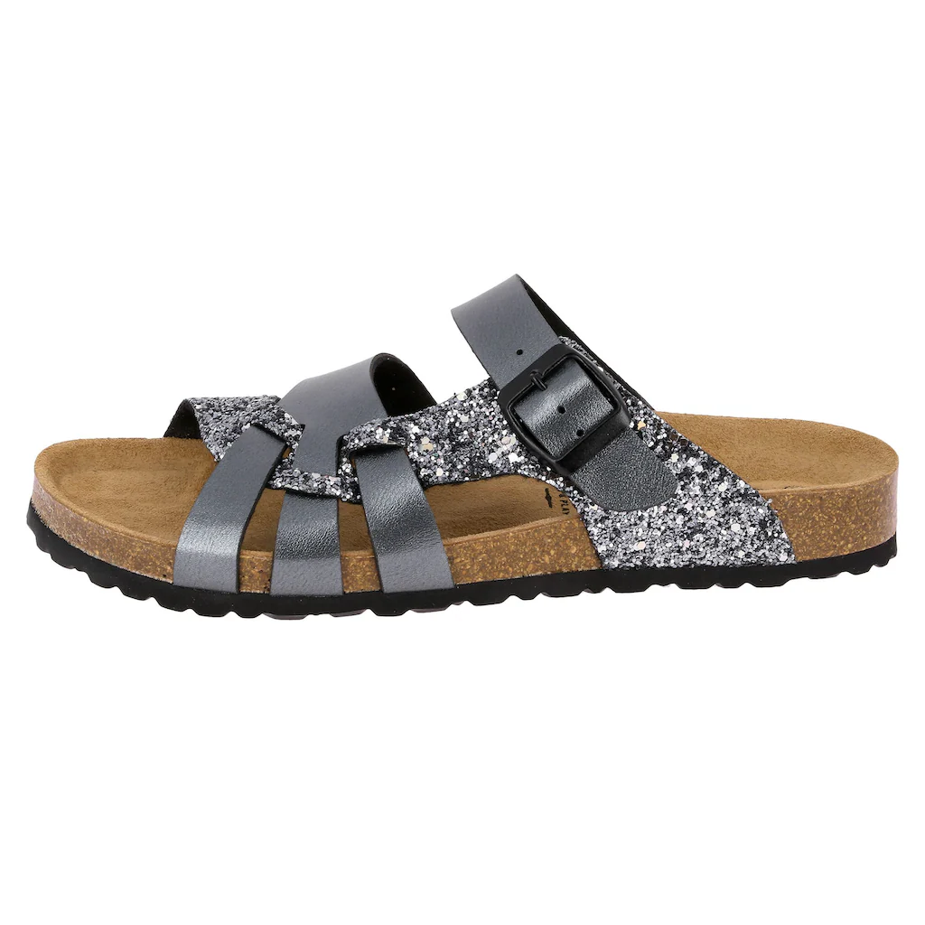 Lico Pantolette »Pantolette Bioline Gleam - Anthrazit«