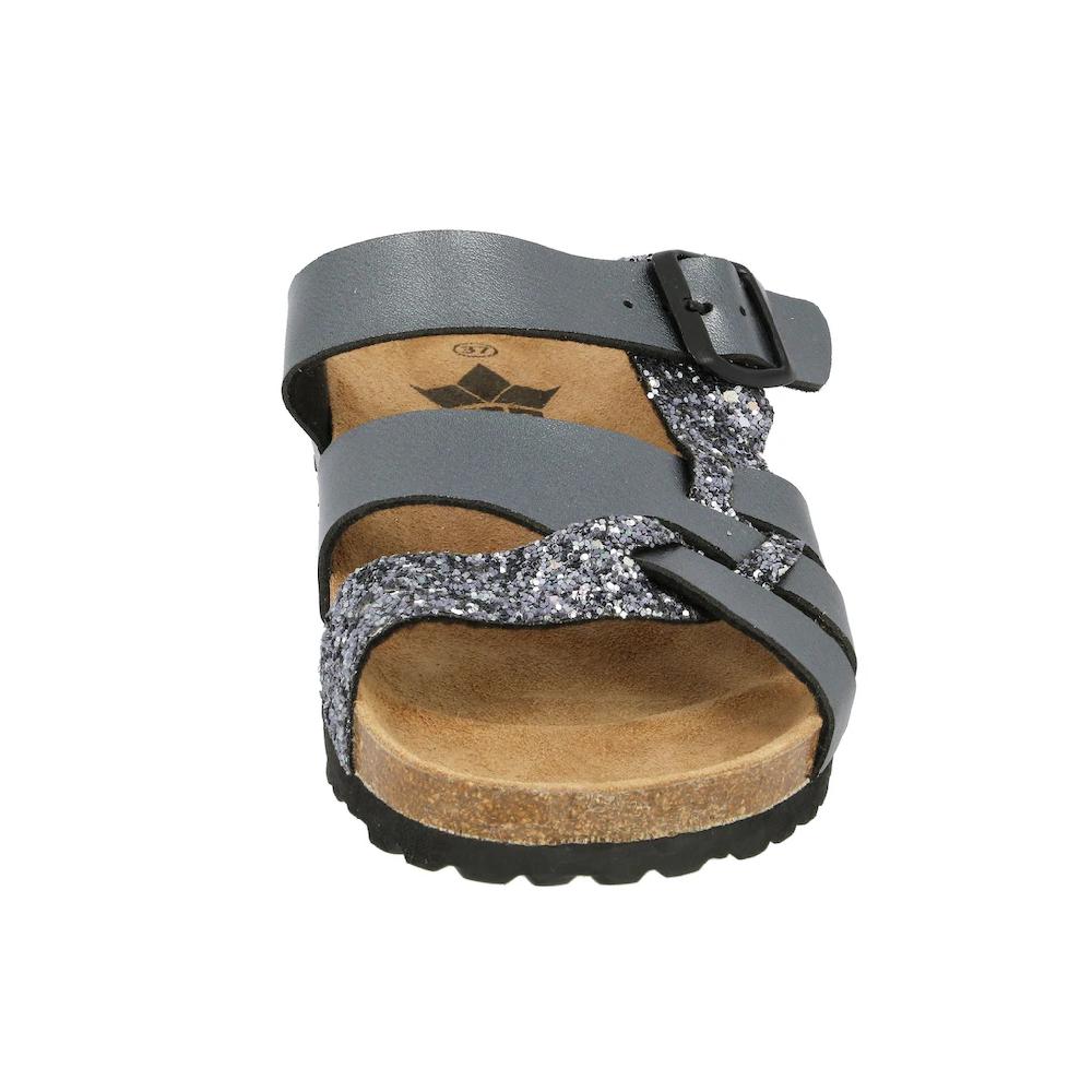 Lico Pantolette »Pantolette Bioline Gleam - Anthrazit«