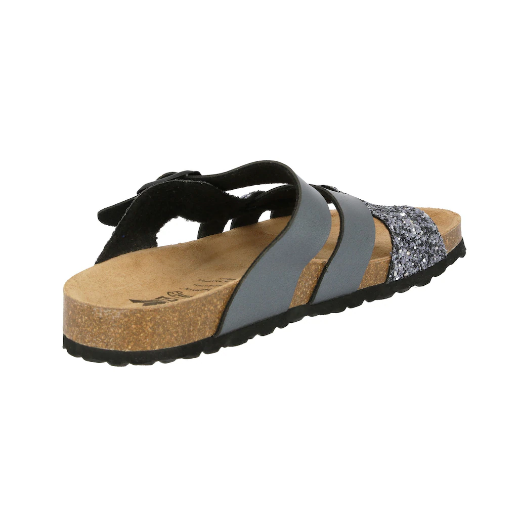 Lico Pantolette »Pantolette Bioline Gleam - Anthrazit«