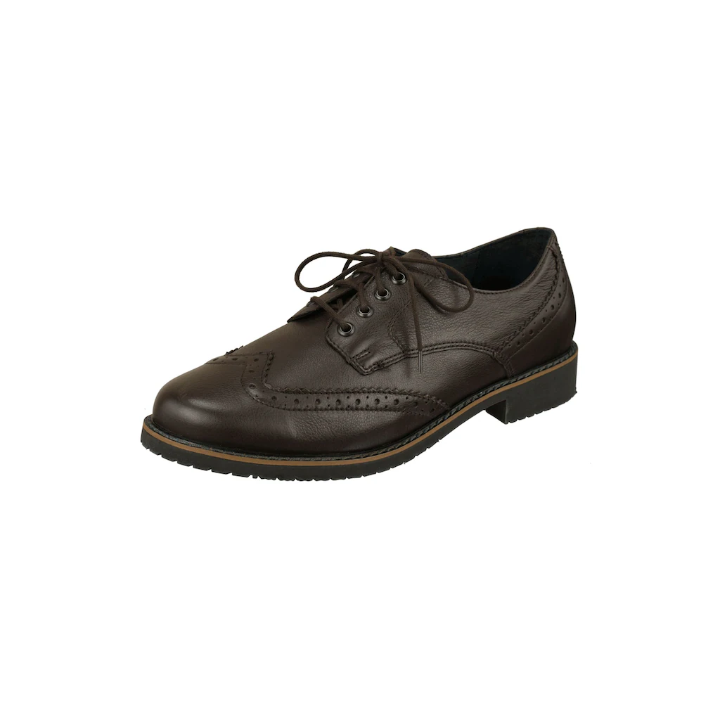 Lui by tessamino Schnürschuh »Luigi« mit elegantem Lochmuster ▷ für
