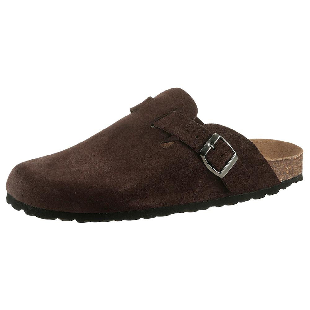 Man's World Clog Schlappen Sommerschuh Hausschuh mit vorgeformtem Fußbett