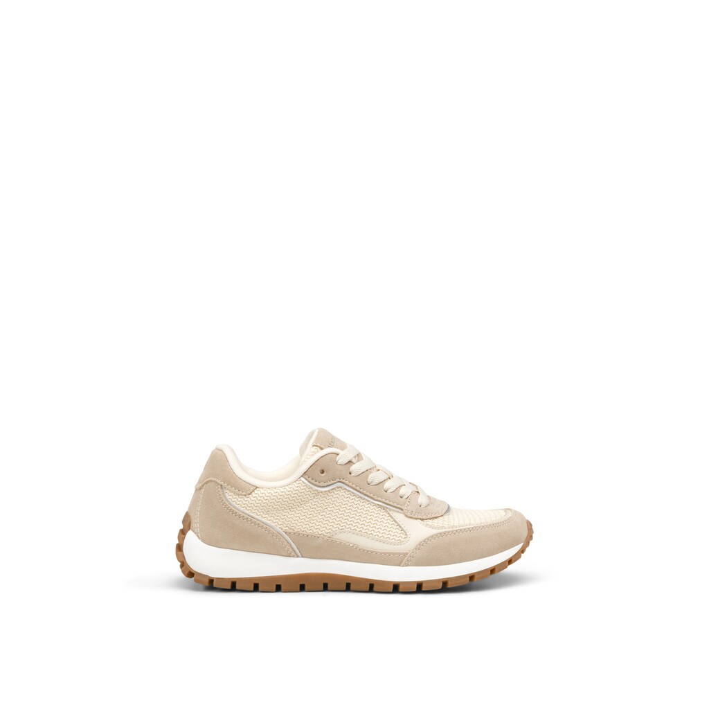 Marc O'Polo Sneaker »aus Rindleder Mit Strickeinsatz«