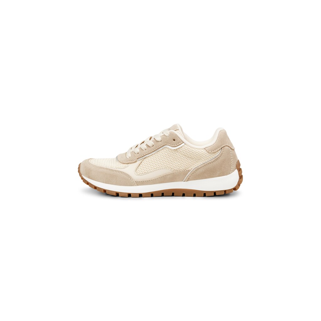 Marc O'Polo Sneaker »aus Rindleder Mit Strickeinsatz«