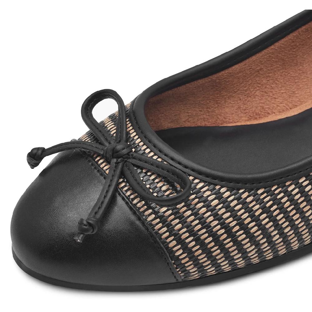 MARCO TOZZI Ballerina Blockabsatz Schlupfschuh Businessschuh Mit Flechtmuster Kaufen