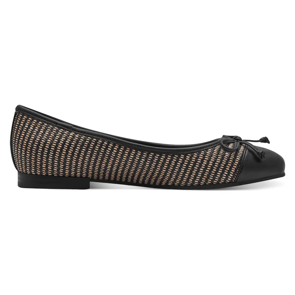 MARCO TOZZI Ballerina Blockabsatz Schlupfschuh Businessschuh Mit Flechtmuster Kaufen