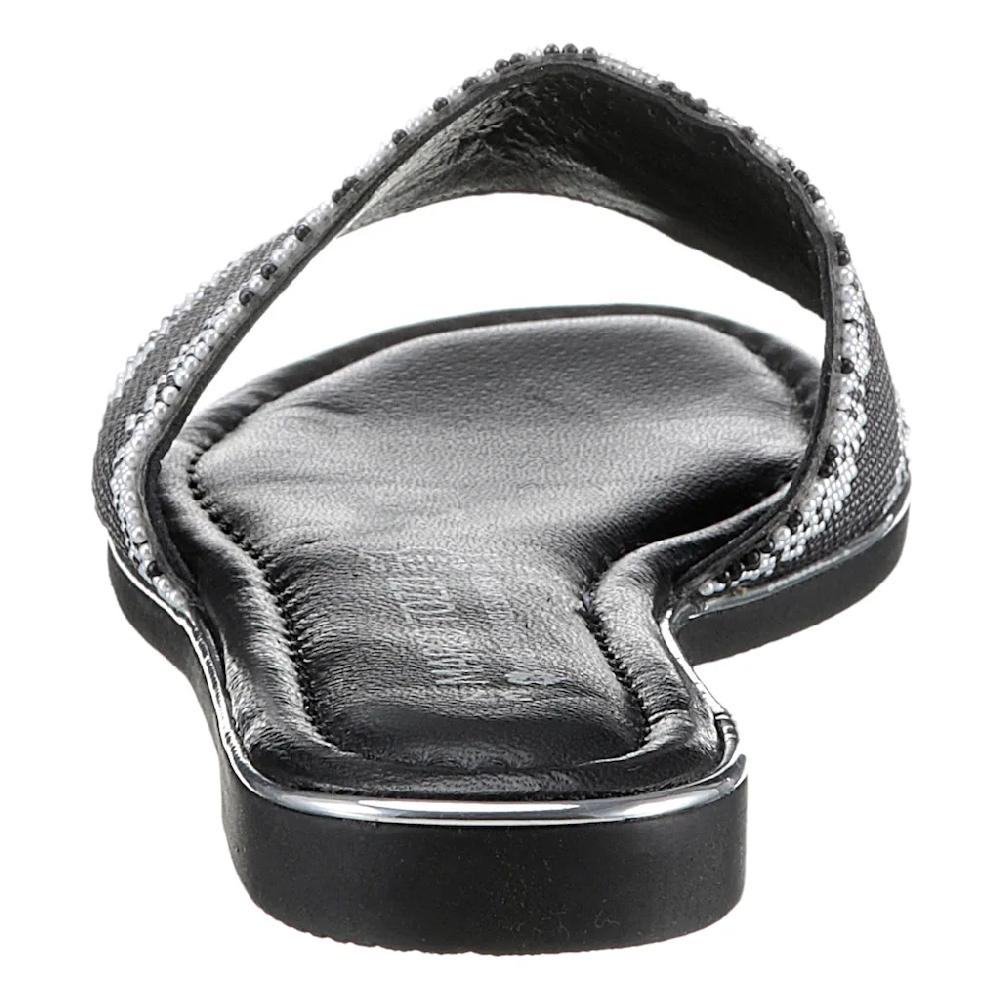 MARCO TOZZI By GMK Pantolette Blockabsatz Sommerschuh Schlappen Mit GMK Logo In Der Bandage